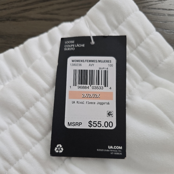 Under Armour Pants - Under Armour Classic White Joggers. I#027